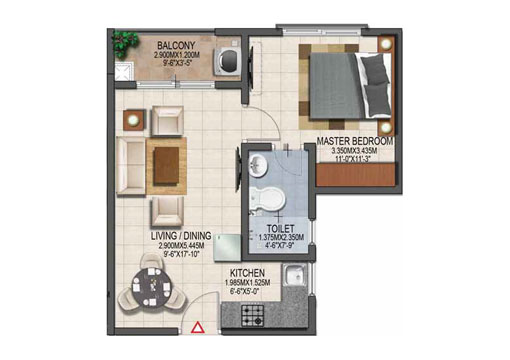 1 BHK 2 BHK
