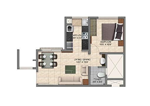 2 BHK 2 BHK